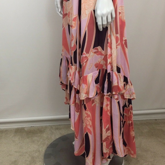 FREE PEOPLE Lined Ruffled Bring back Summer Maxi 4 - Picture 6 of 8